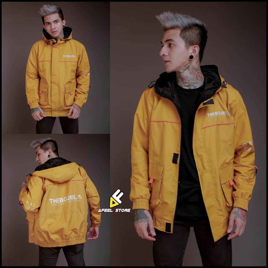 JAKET PARASUT PRIA WATERPROOF KAMSAY ORIGINAL THE BOJIEL  - JAKET PRIA TASLAN-AF 03