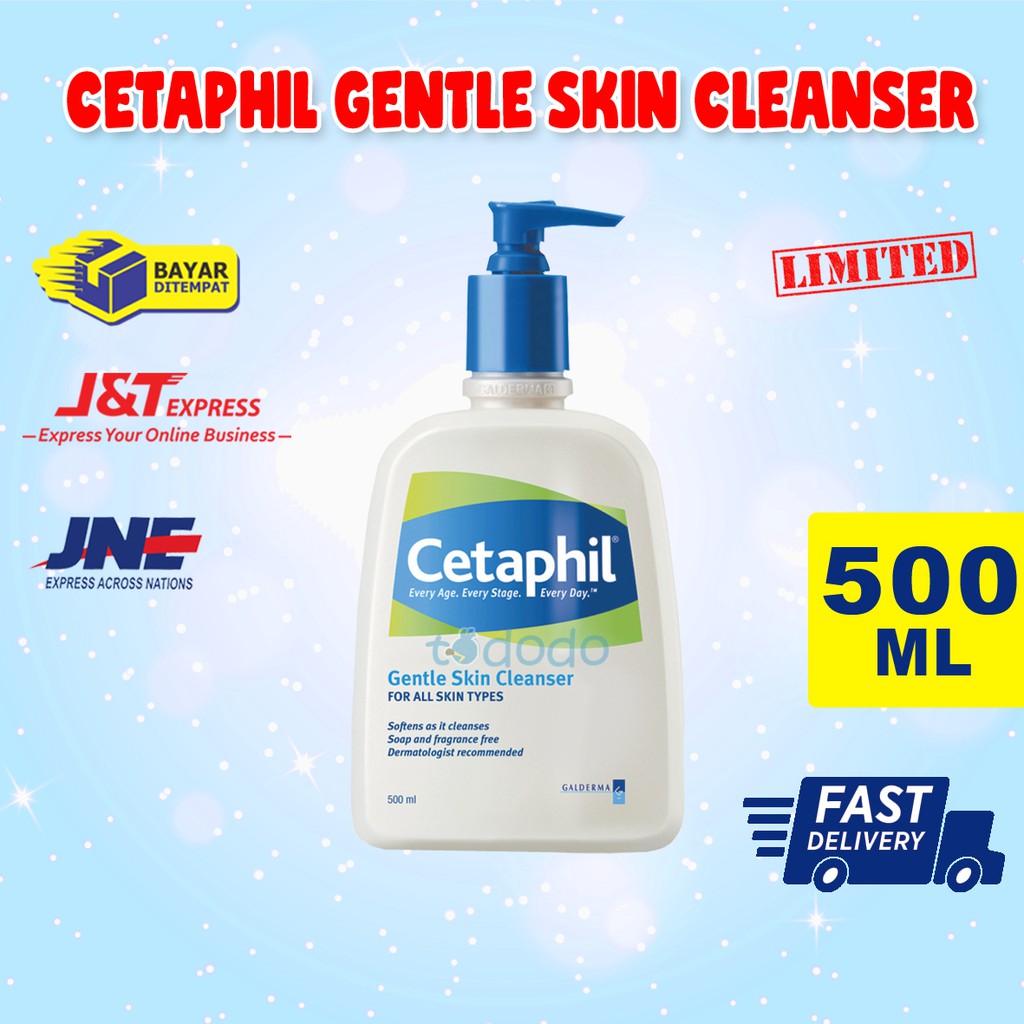 Cetaphil Gentle Skin Cleanser 500ml - Sabun Pembersih