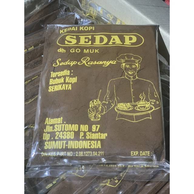 Kopi Kedai SEDAP Khas Kota Pematang Siantar 500gram