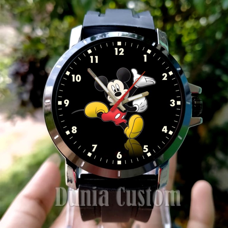 Jam Tangan Mickey Mouse | Jam Tangan Pria Dan Wanita Mickey Mouse Termurah | Jam Tangan Mickey Mouse