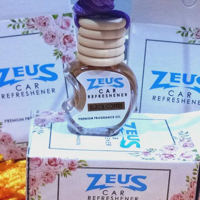 Zeus Pengharum Mobil dan Ruangan Cair Botol apel Parfum Mobil Ruangan aroma kopi dan buah