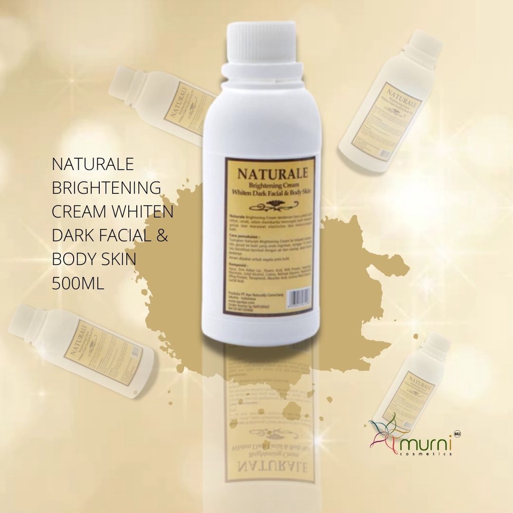 NATURALE BRIGHTENING CREAM WHITEN DARK FACIAL &amp; BODY SKIN 500ML