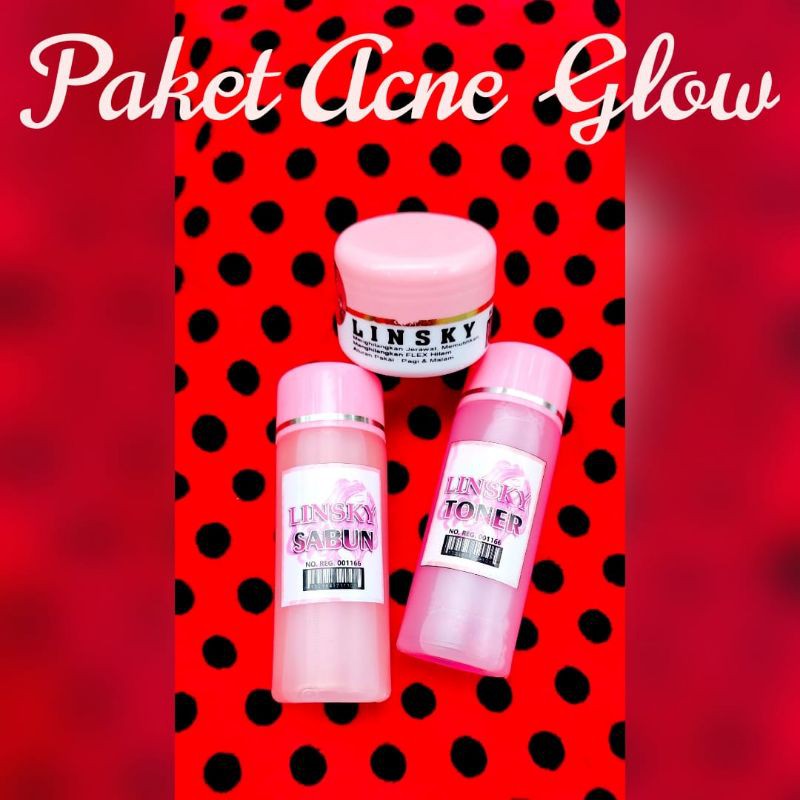 LINSKY ACNE GLOW (PAKET LINSKY MURAH ORIGINAL )