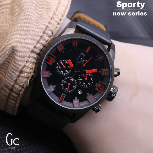 GC CHRONOGRAPH 2238 LEATHER STRAP KW SUPER
