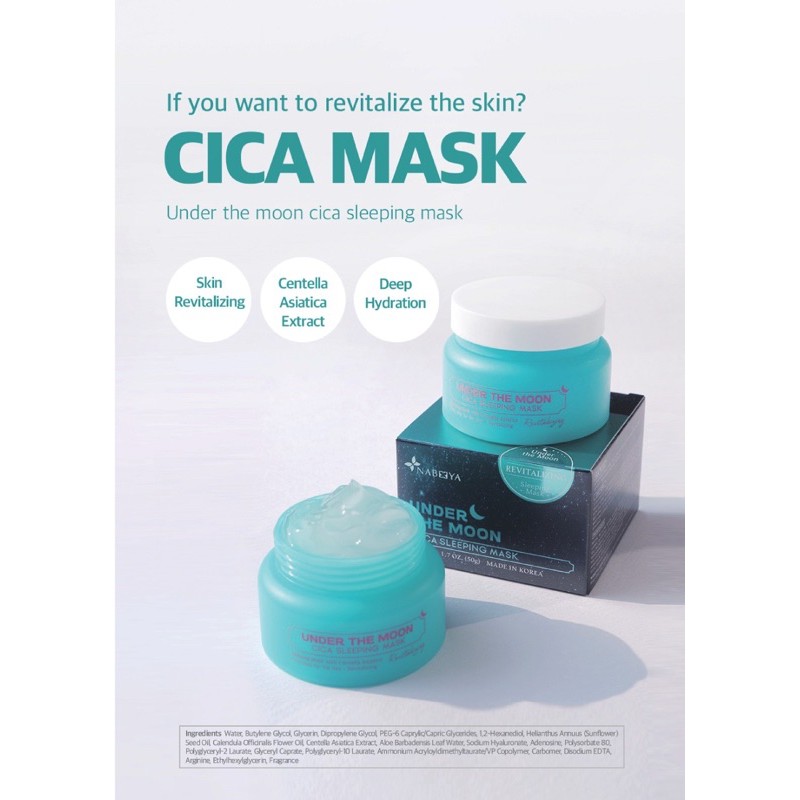 NABEEYA CICA SLEEPING MASK 50G