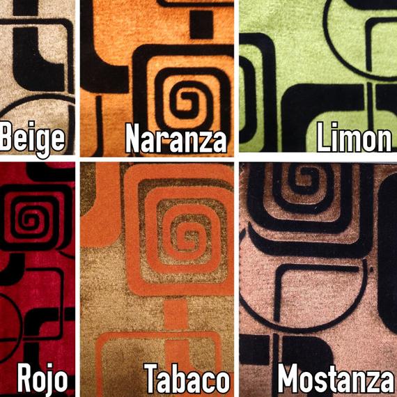 ➮ Kain Flocking Beludru Sofa / Jok / Kursi Motif Kotak - Checko ✽