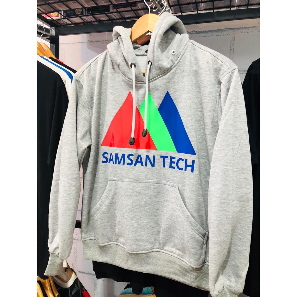 Hoodie SAMSAN TECH Grey Drama korea Start Up SandBox