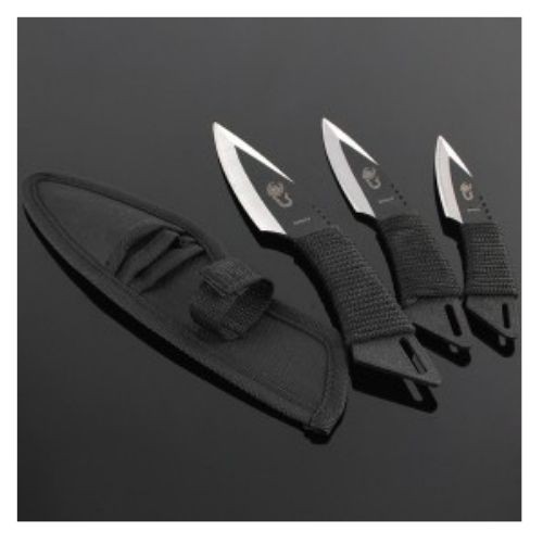 Pisau Lempar Survival Tool Self Defense Blade Throwing 3 Pcs 111153