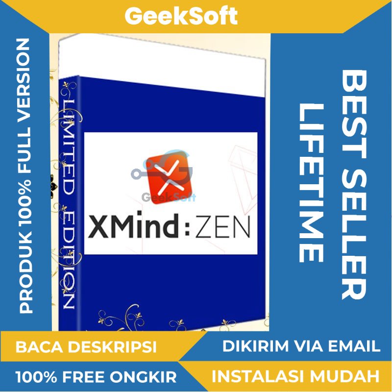 [FULL VERSION] XMind ZEN 9 Mind Mapping Mac Pro Lifetime - untuk membuat mind map pada Mac