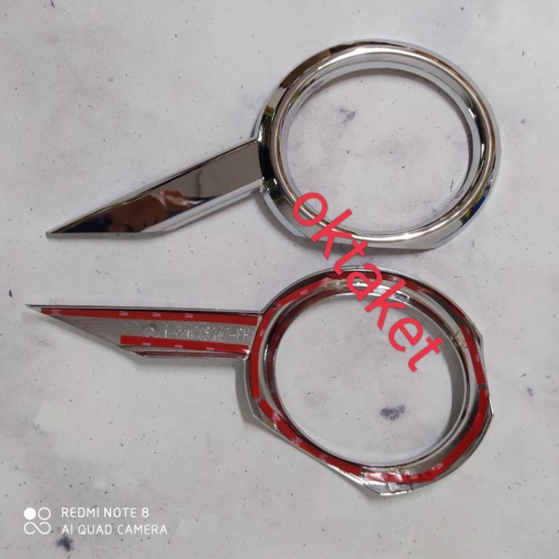 Cover/ ring foglamp all new rush Terios 2018 2020 2022 trd chrome