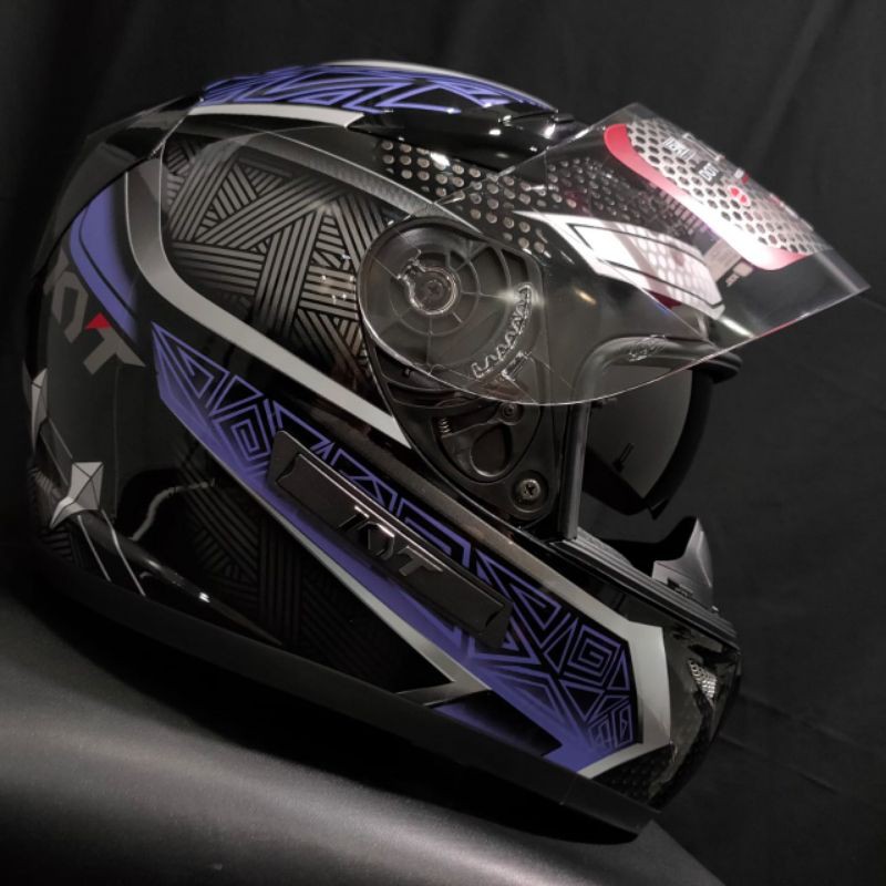 KYT K2RIDER BLACK PANTHER MARVEL