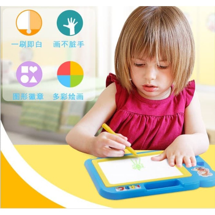 

Papan Tulis Anak Magnet Mainan Edukasi Belajar Board Learning - AHM159 - Hijau