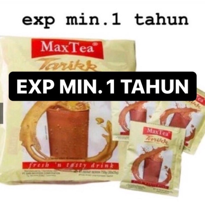 

(BISA COD) MAXTEA TEH TARIK 25 GRAM X 30 SACHET / MAX TEA TEH TARIK