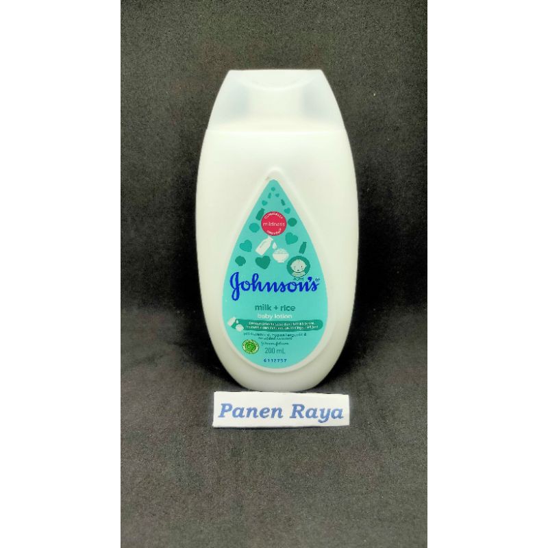 Johnsons Baby Lotion Milk Rice 200ml Johnson's Baby Lotion Milk Rice 200ml