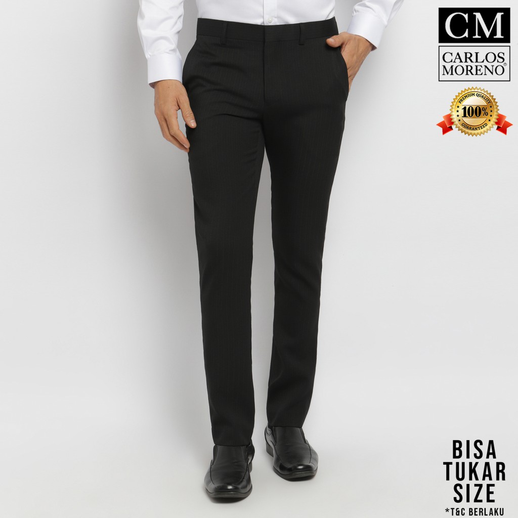 Carlos Moreno Celana Panjang Pria Formal Kantor SlimFit CSF 81002