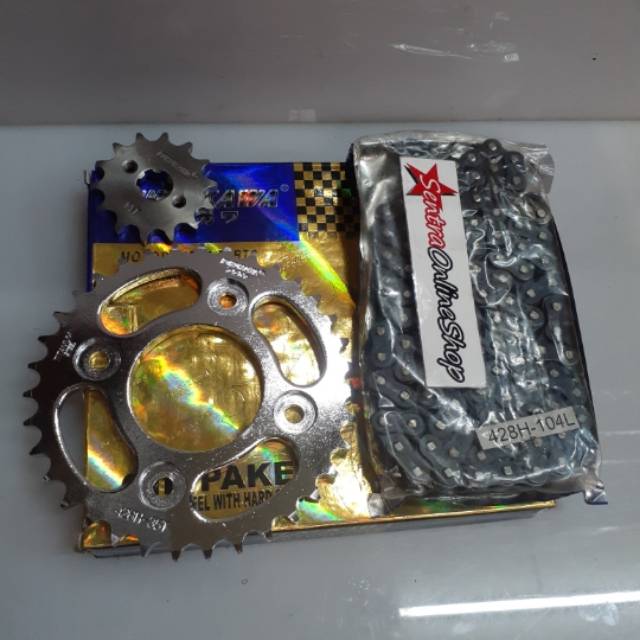 Girset gear set karisma Supra x 125 fkw