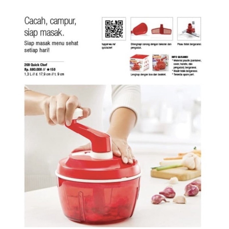 quick chef tupperware