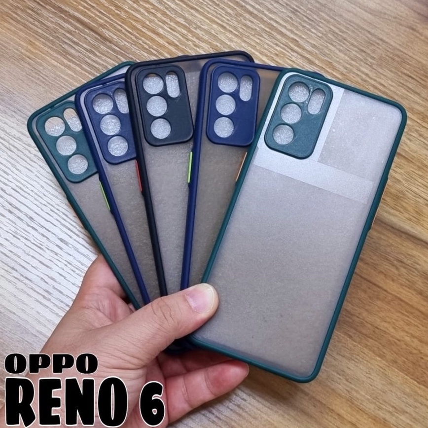 CASE MATTE OPPO RENO 6 4G TRANSPARAN FUZE MACARON MY CHOICE - FA