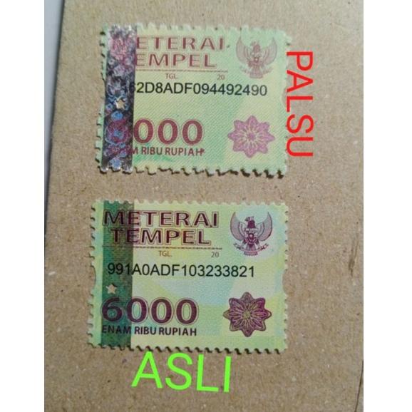 

PROMO MURAH Meterai Tempel 6000 Tahun 2015,2016.2017,2018,2019,2020,2021Asli (S13) ☃ 860