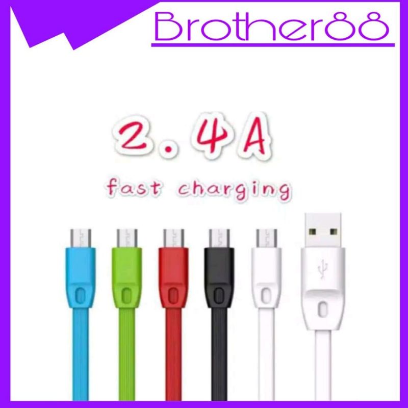 CABLE KABEL DATA DAN CHARGER MICRO USB SUPPORT FAST CHARGING DAN VOOC