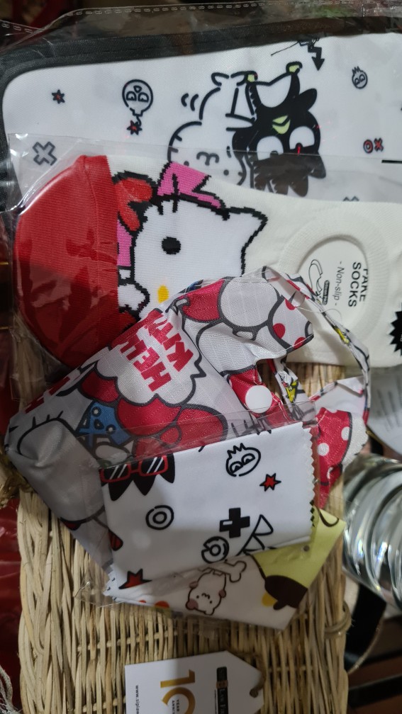 Shopping Bag Tas Belanja Lebar Lipat Hello Kitty Little Twin Stars My Melody