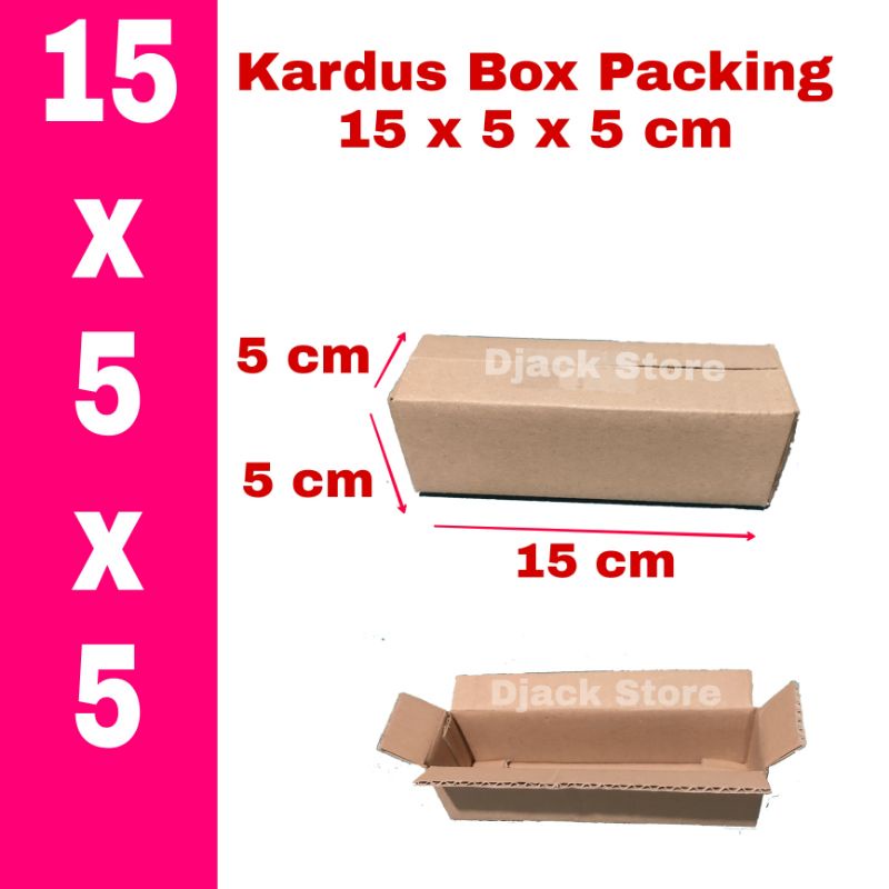 

Kardus Box Packing 15x5x5cm