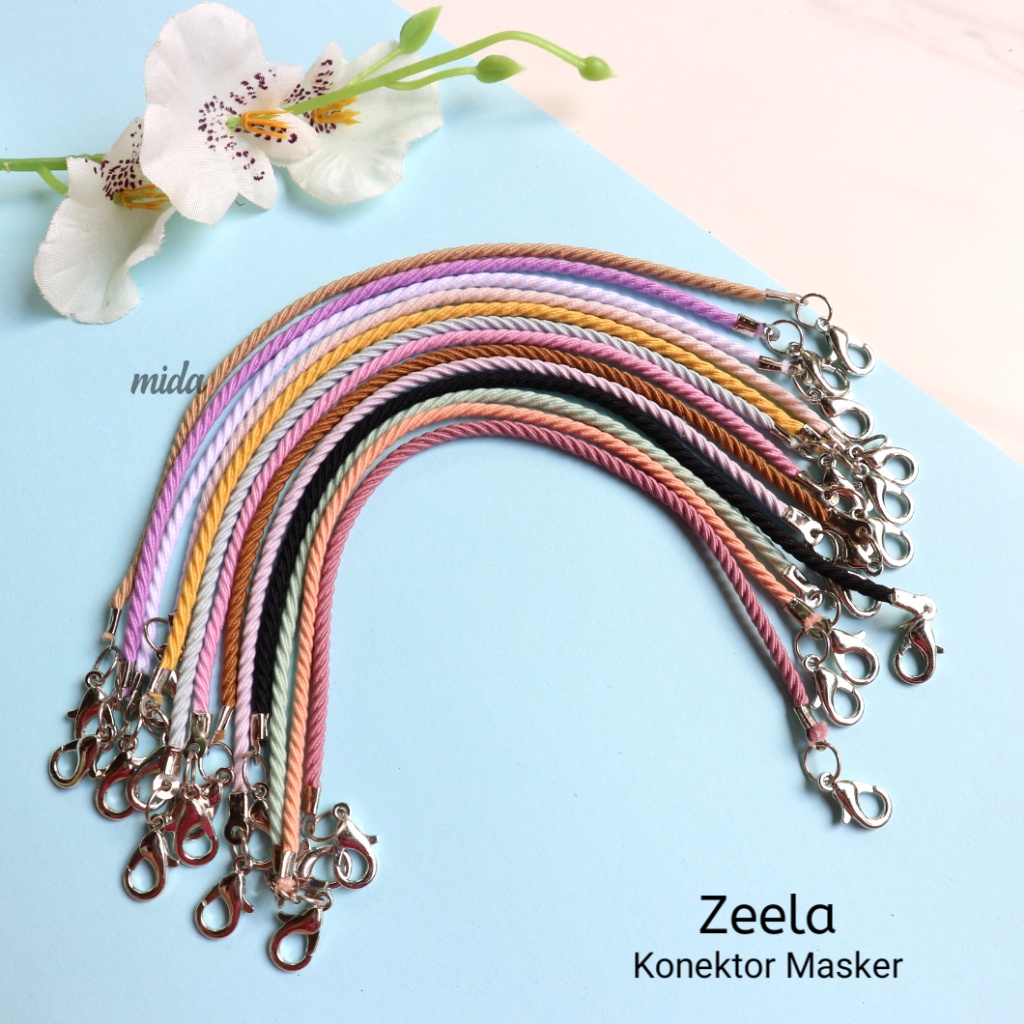KONEKTOR MASKER TALI / PART 1 ZEELA KONEKTOR / TALI MASKER / KONEKTOR MASKER HIJAB / PENGAIT MASKER 