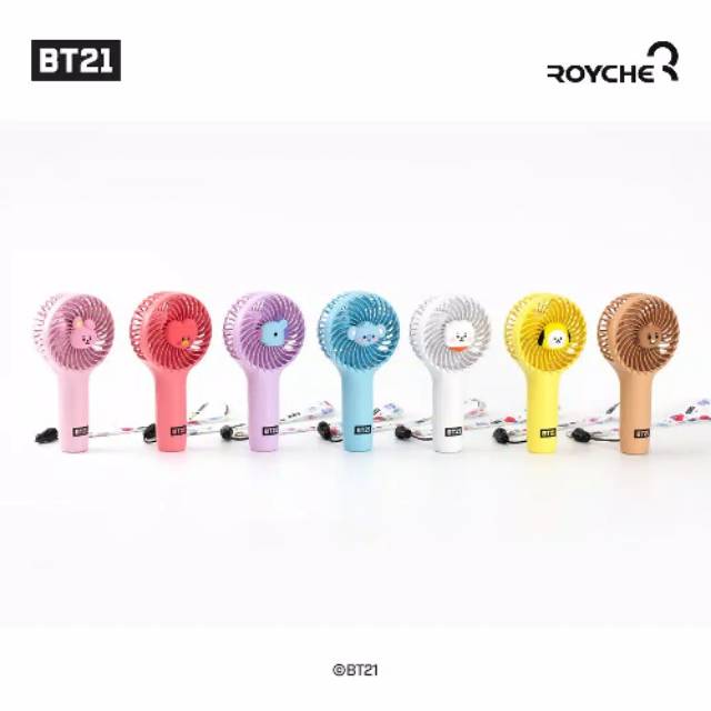 [PRE-ORDER] BT21 Official Baby Mini Handheld Personal Portable Fan