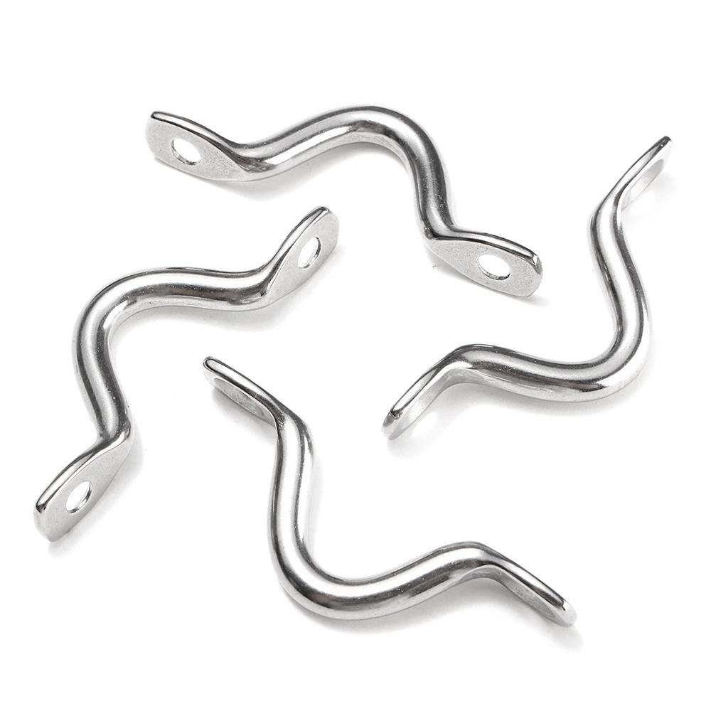 Klip Sadel Agustina Stainless Steel Tahan Lama Boat Yacht Kapal Laut Plat Balap Boats Staple Ring Hook