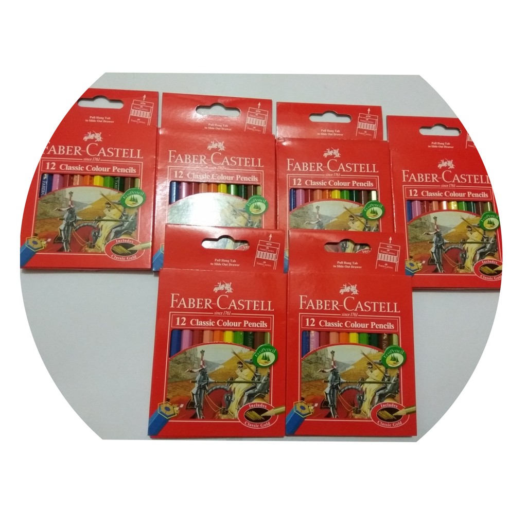

Pensil warna Faber-Castell pendek isi 12