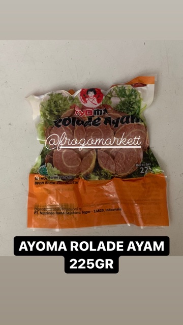 Ayoma Rolade Sapi, Rolade Ayam 225gr