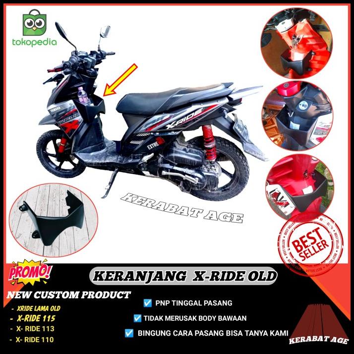 Aksesoris Xride X Ride 115 Old/Keranjang Custom Modifikasi Xride