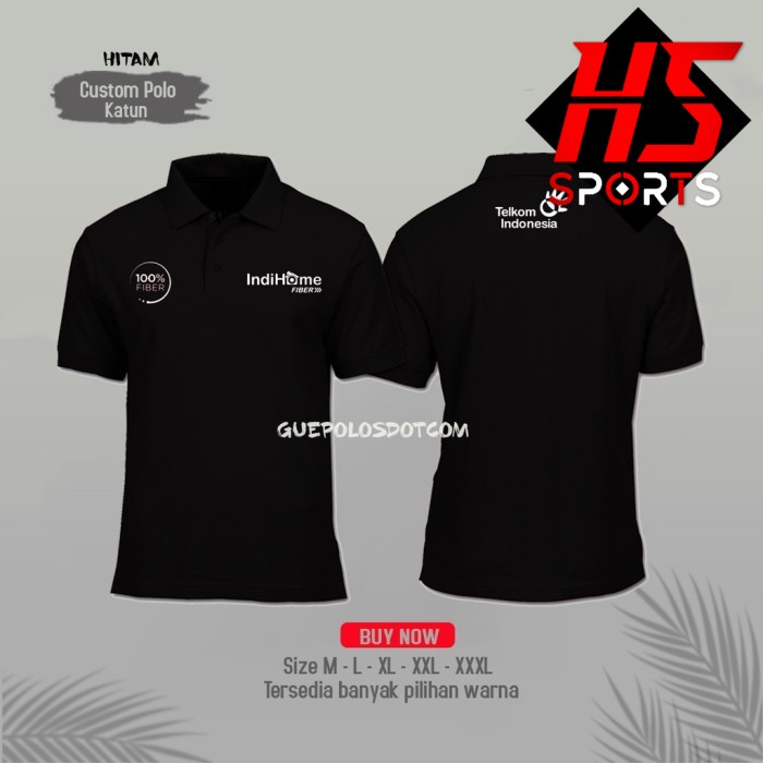 Poloshirt - Kaos Polo Indihome Telkom Indonesia LOGO KECIL