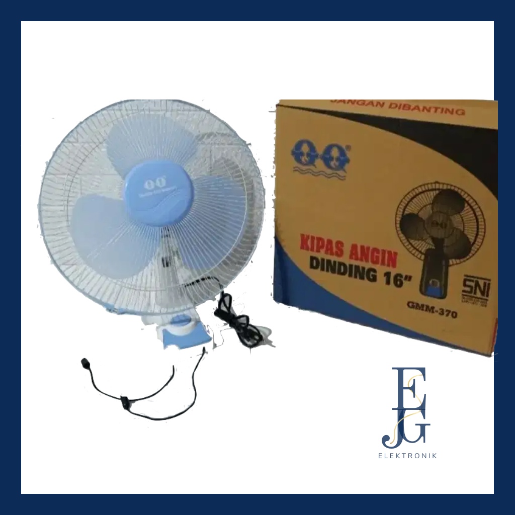 Jual QQ wall fan 16 inch GMM 370/kipas angin dinding tembok 16