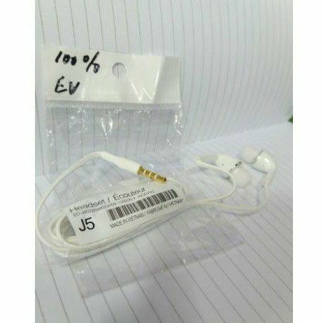 headset samsung s4 model karet + mic original handfree