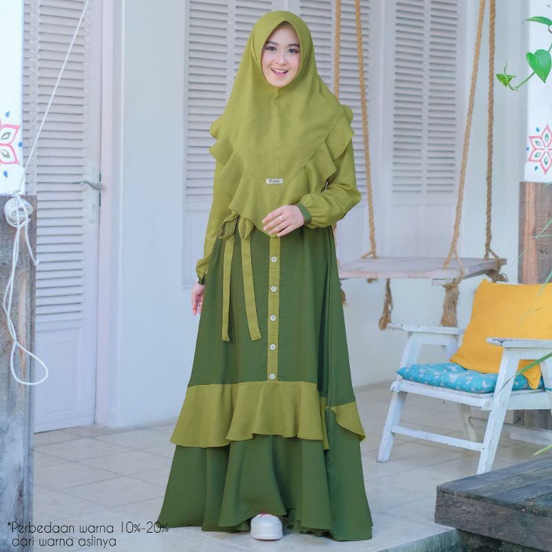 Assyifa Dress Fauz Hijab