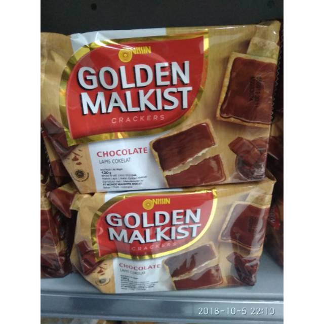 

NISSIN GOLDEN MALKIST CRACKERS CHOCOLATE 120GR