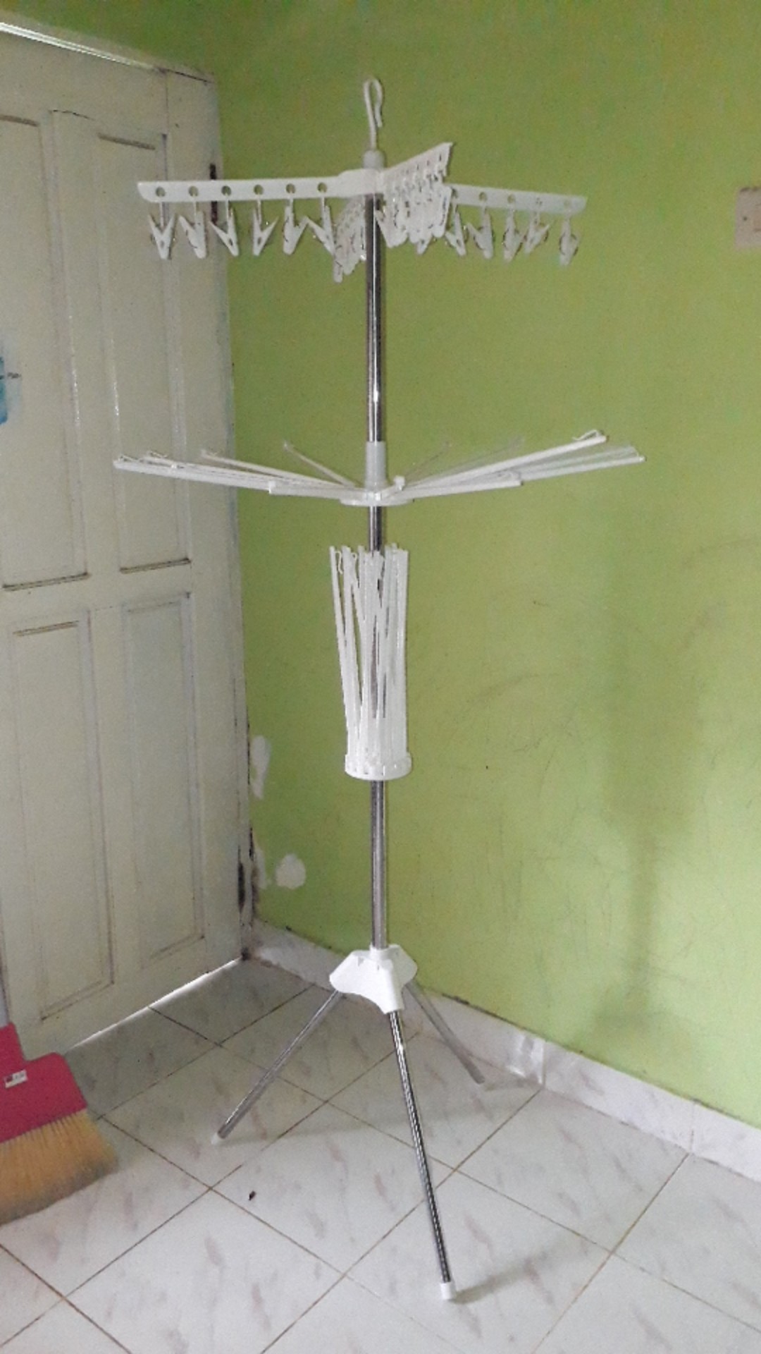 2300 Gram Mh X8 Foldable Clothes Drying Airer Rak Jemuran Lipat Megahome