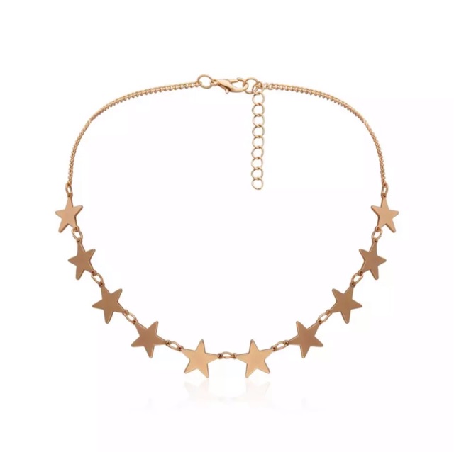 Ark.co - Stellar Star &amp; Leaf necklace kalung daun rumbai