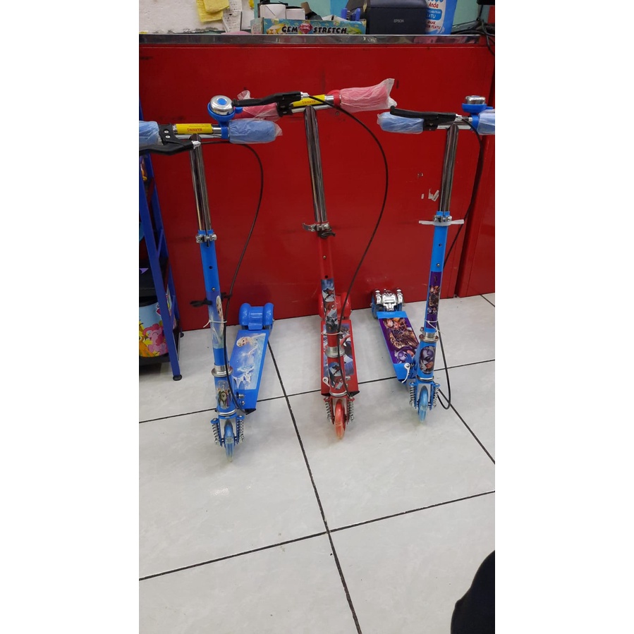 SKUTER OTOPED ANAK RODA 3 BEL MUSIK