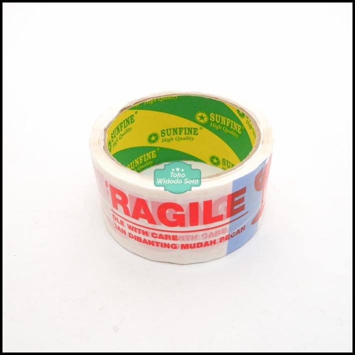 

Lakban Fragile Putih 48Mm 80 Yards 1 Buah