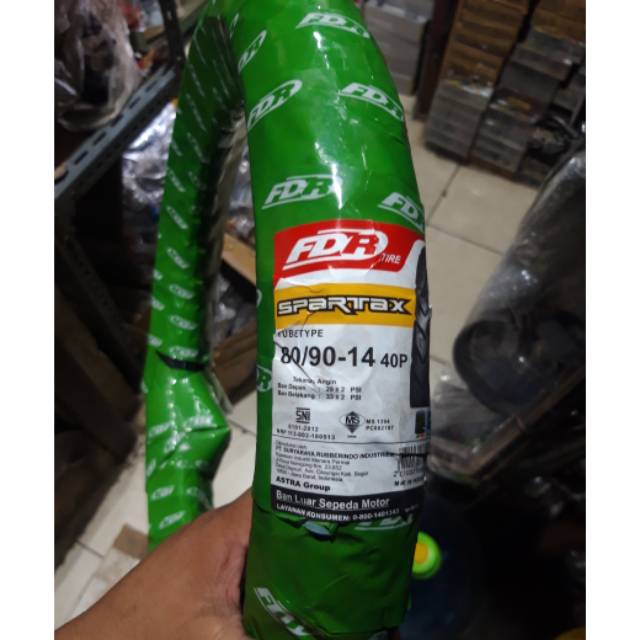 Ban fdr ukuran 80 /90 ring 14