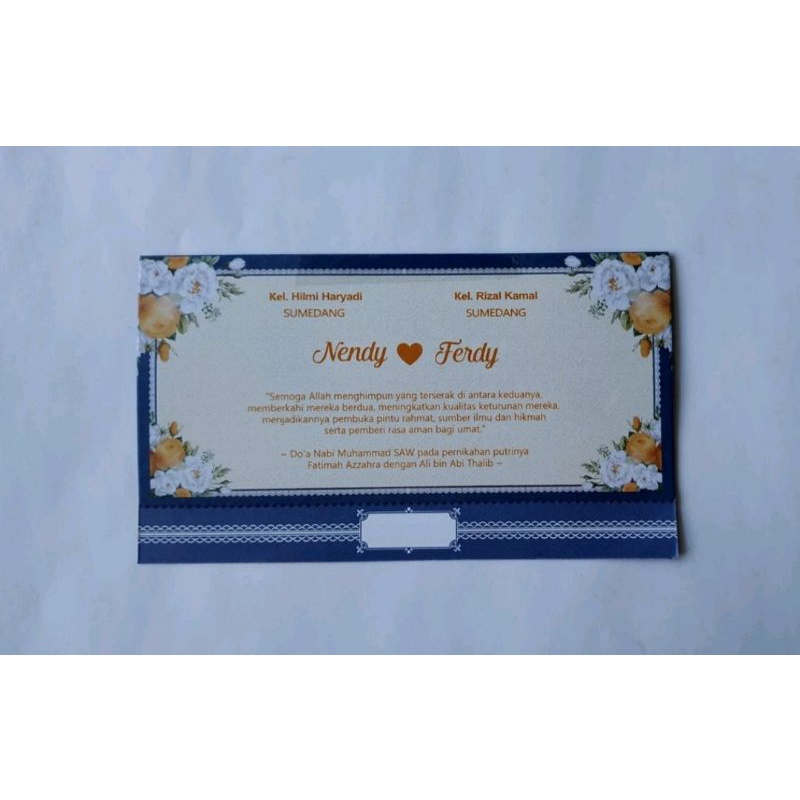 Undangan Blangko Seri Falah 109 Harga Murah