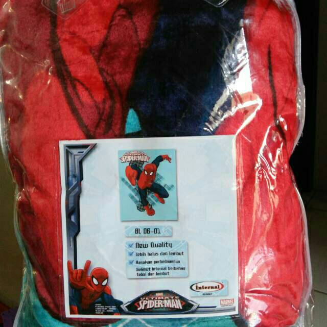Selimut Internal 160x200 Spiderman