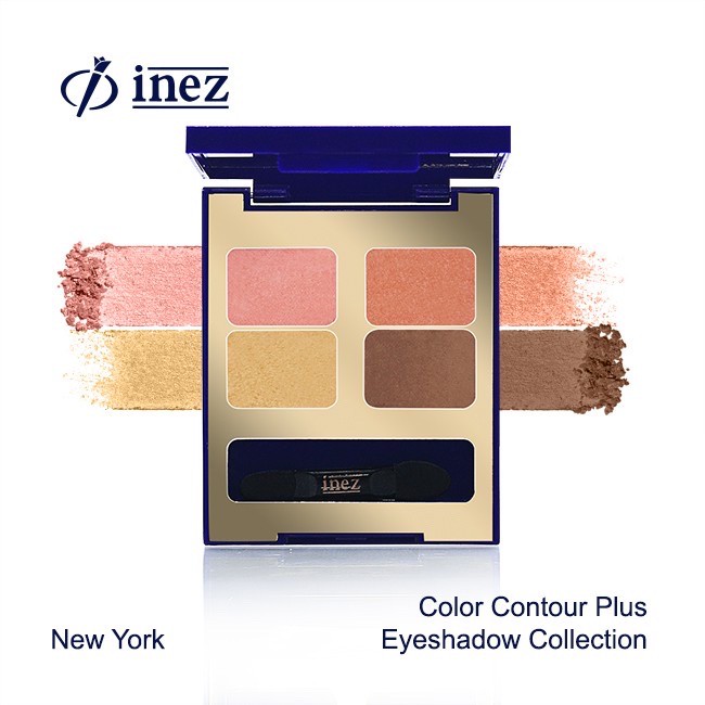 [ka] Inez color contour eyeshadow -- inez eyeshadow pallete 4 warna