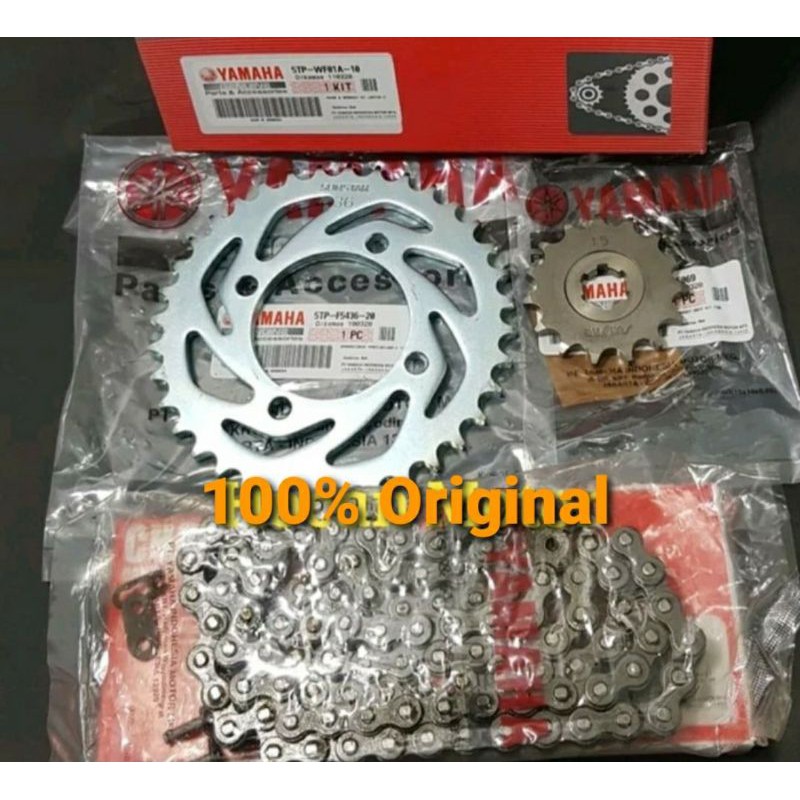 GEAR GIR SET JUPITER Z BURHAN JUPITER Z LAMA ASLI ORI YAMAHA 5TP WF01A 10