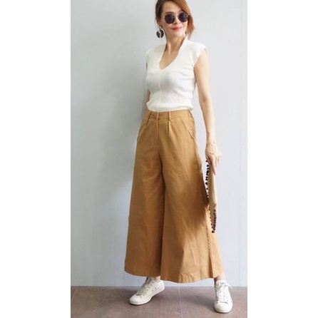celana kulot HW linen