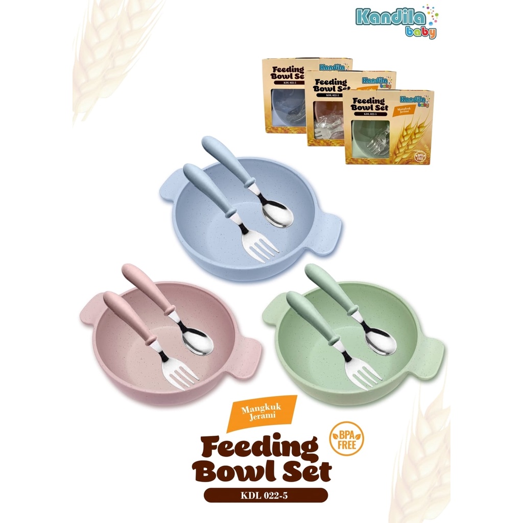 Kandila KDL022-5 Feeding Bowl Set