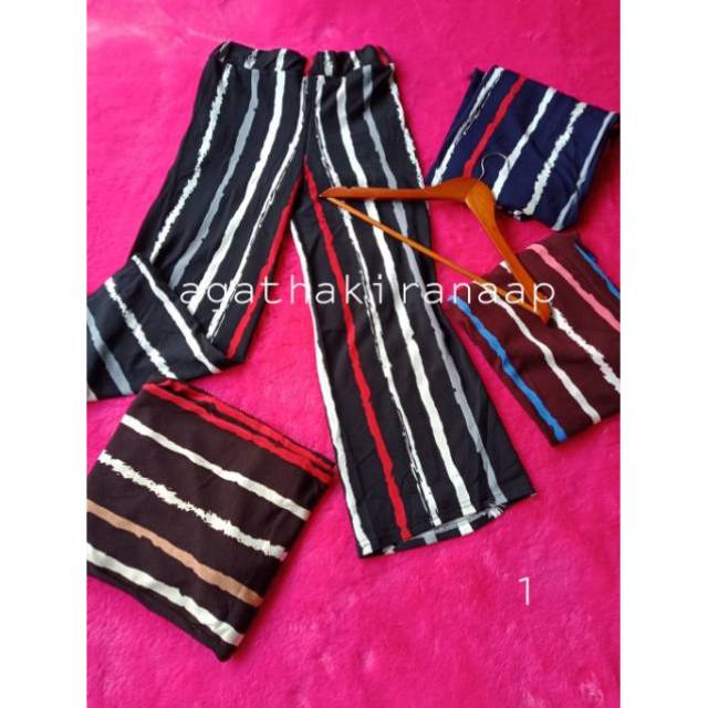 NORWAY KULOT NORWAY PANTS STRIPE NORWAY ZARA KULOT SALUR KULOT ZARA