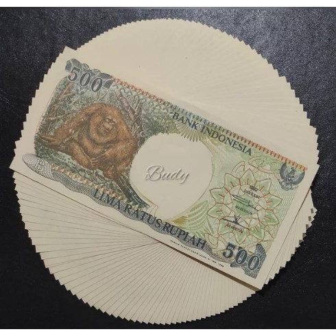 Uang Kertas Kuno Rp 500 Orang Utan Utan 1992